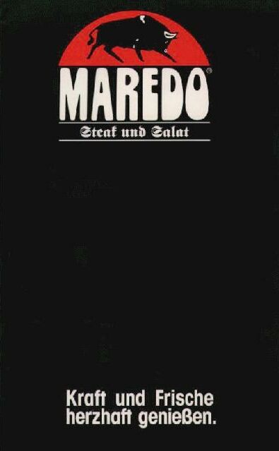 Speisekarte | Maredo | Außenansicht