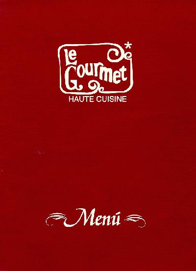Speisekarte | Le Gourmet | Außenansicht