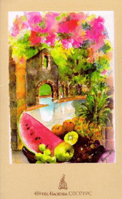 Speisekarte | Hotel Hacienda Cocoyoc | Außenansicht