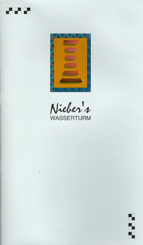 Speisekarte | Niebers Wasserturm | Außenansicht