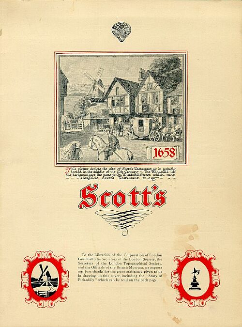 Speisekarte | Scotts | Außenansicht