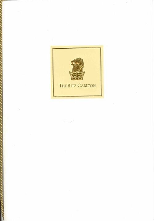 Speisekarte | Ritz-Carlton | Außenansicht