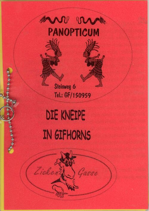 Speisekarte | Panopticum | Außenansicht