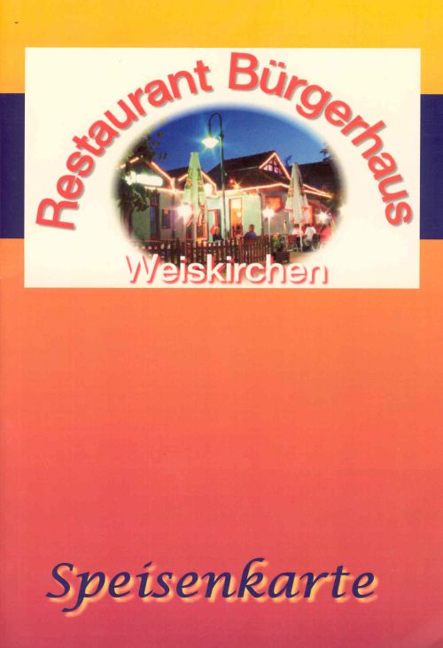 Speisekarte | Brgerhaus | Außenansicht