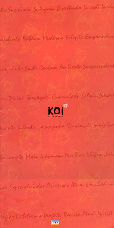 Speisekarte | Koi | Außenansicht