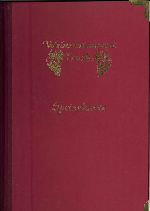 Speisekarte | Traube | Außenansicht