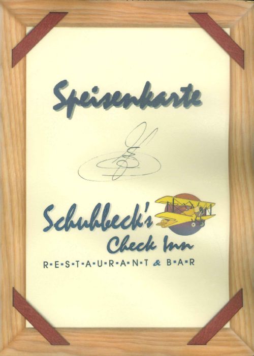 Speisekarte | Schubecks Check Inn | Außenansicht